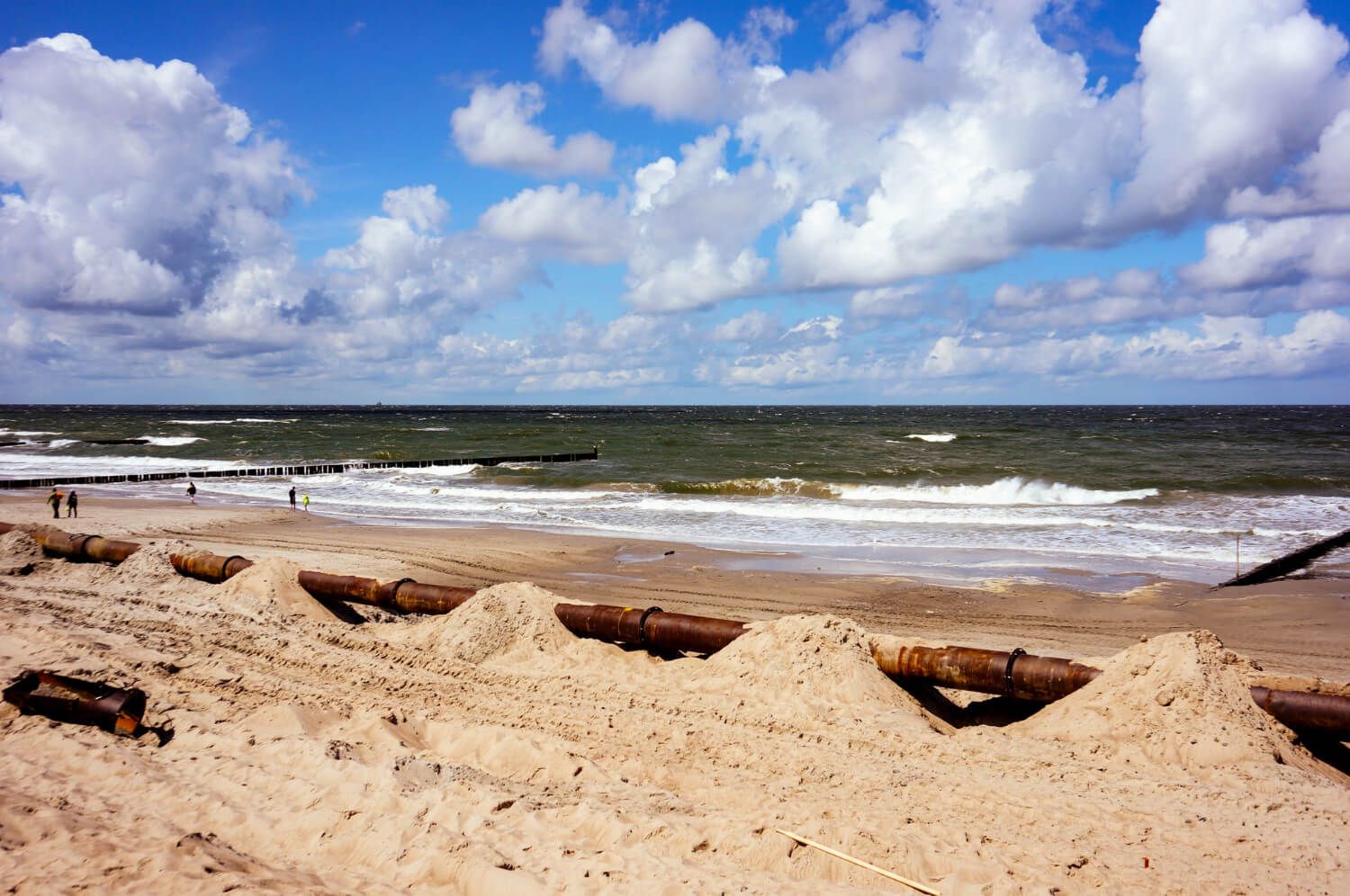 plaża nad bałtykiem