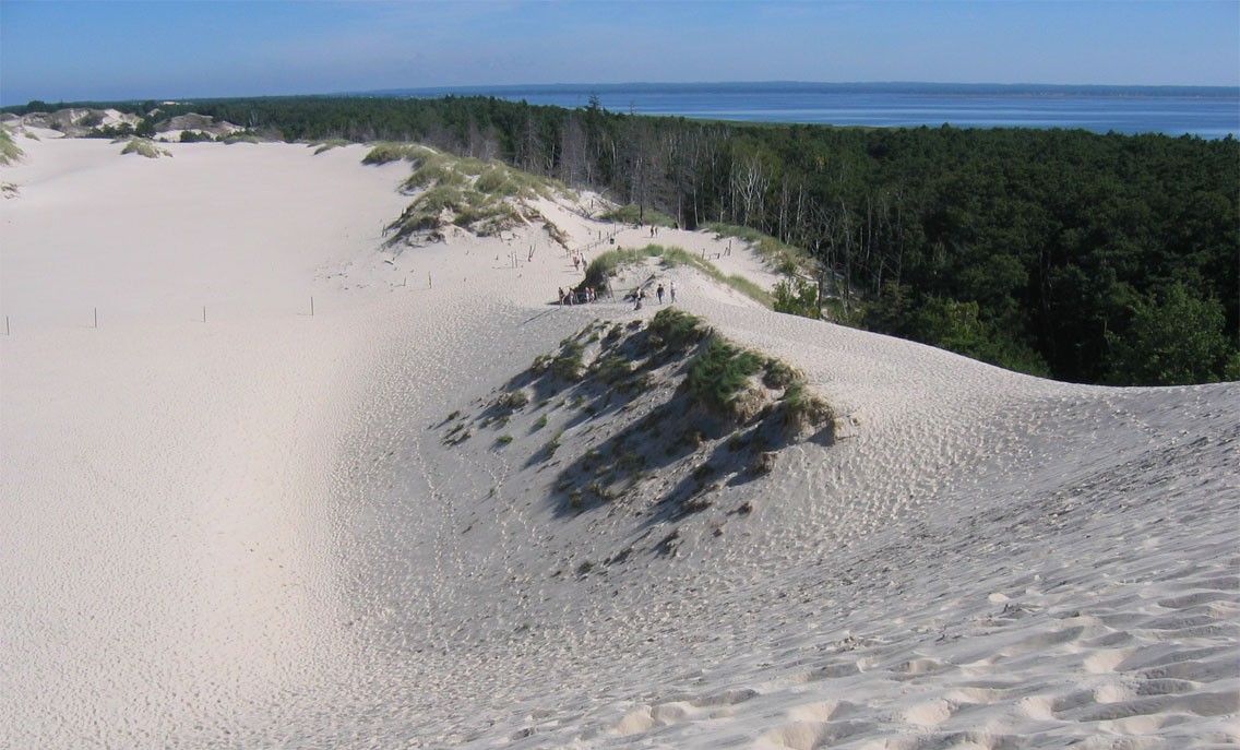 wydmy w Słowińskim Parku Narodowym