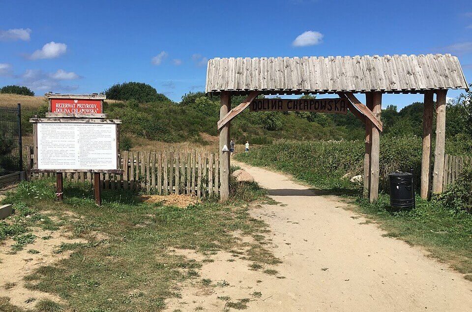 Wejście do Dolina Chłapowska