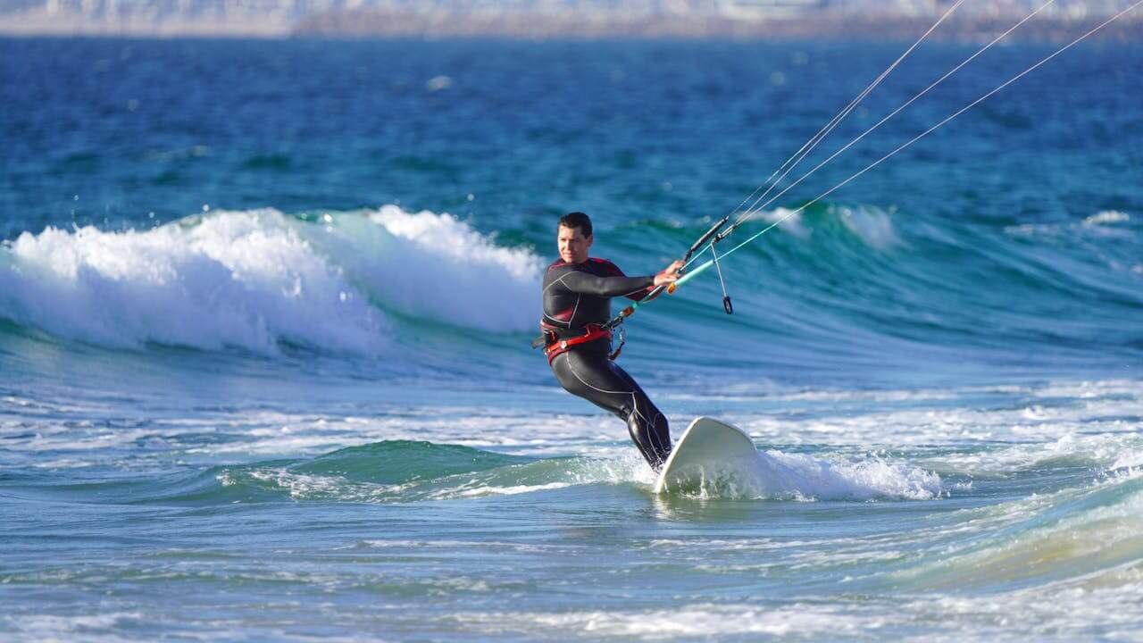 kitesurfing