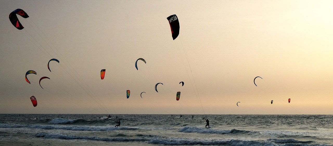 kitesurfing