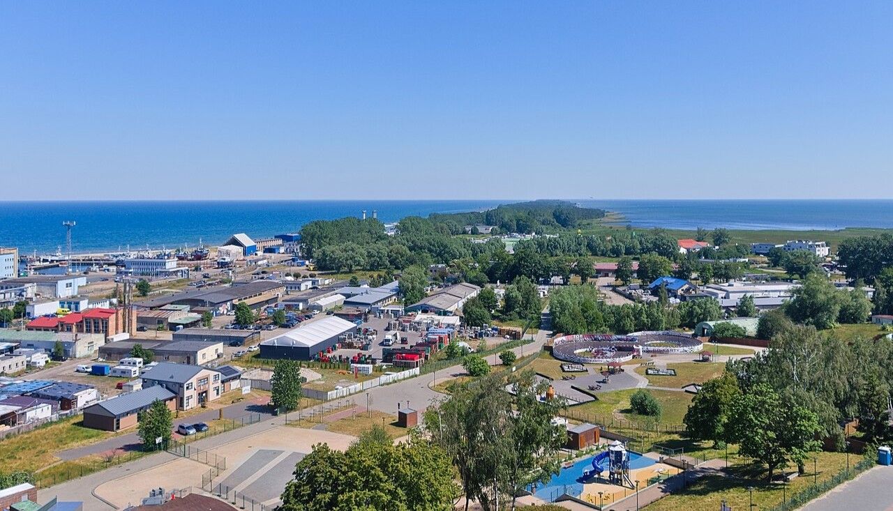 Władysławowo, widok z wieży Domu Rybaka